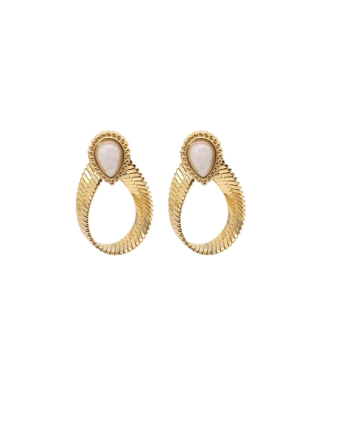 Boucles Amalia en acier