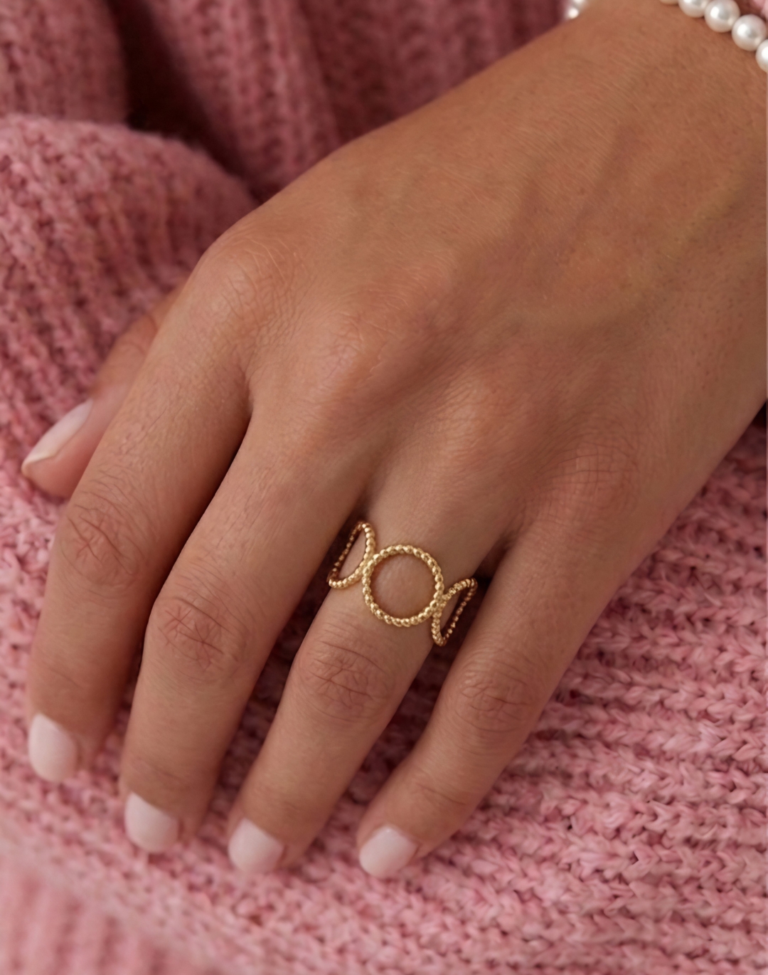 Candice steel ring
