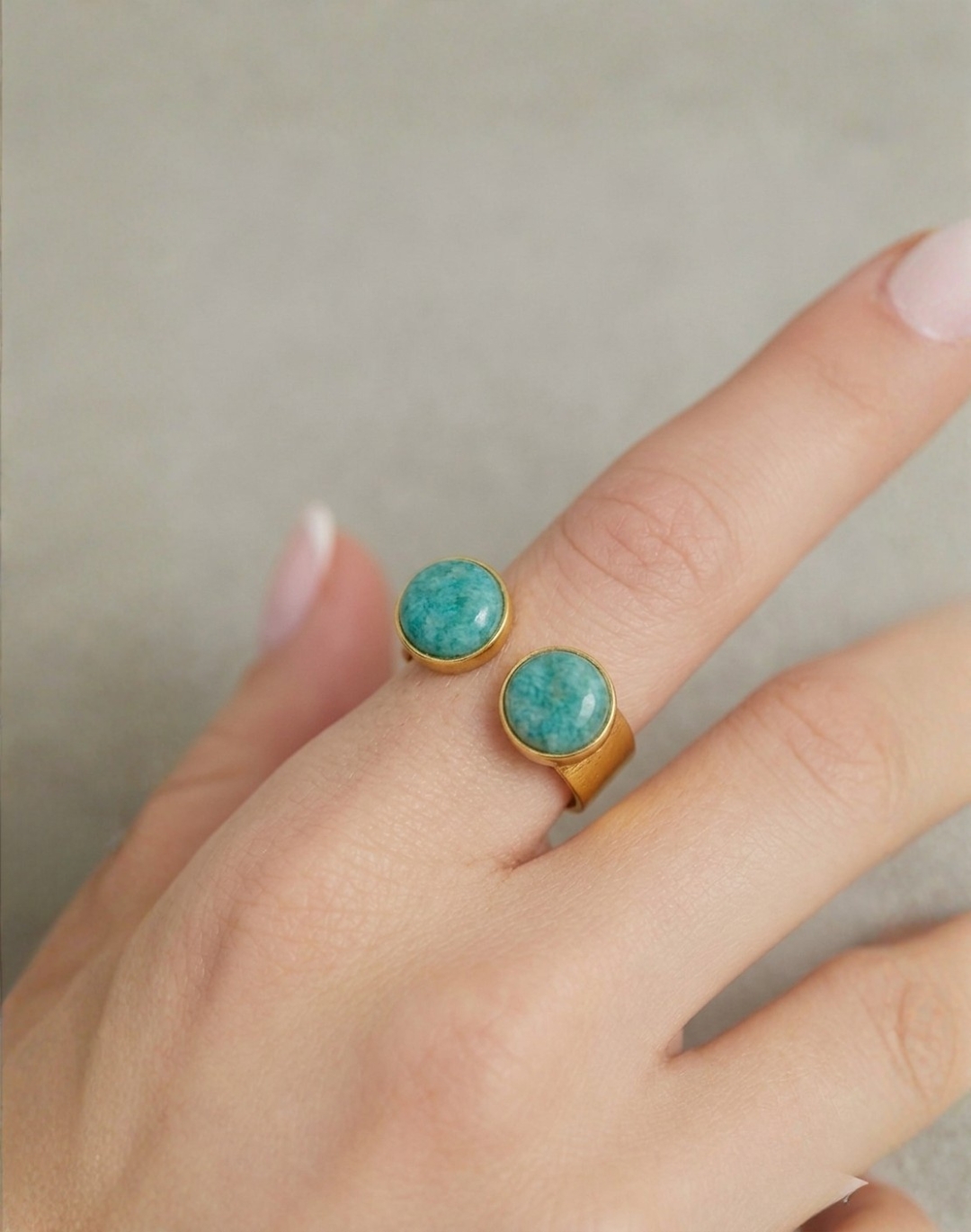 Louna ring in steel