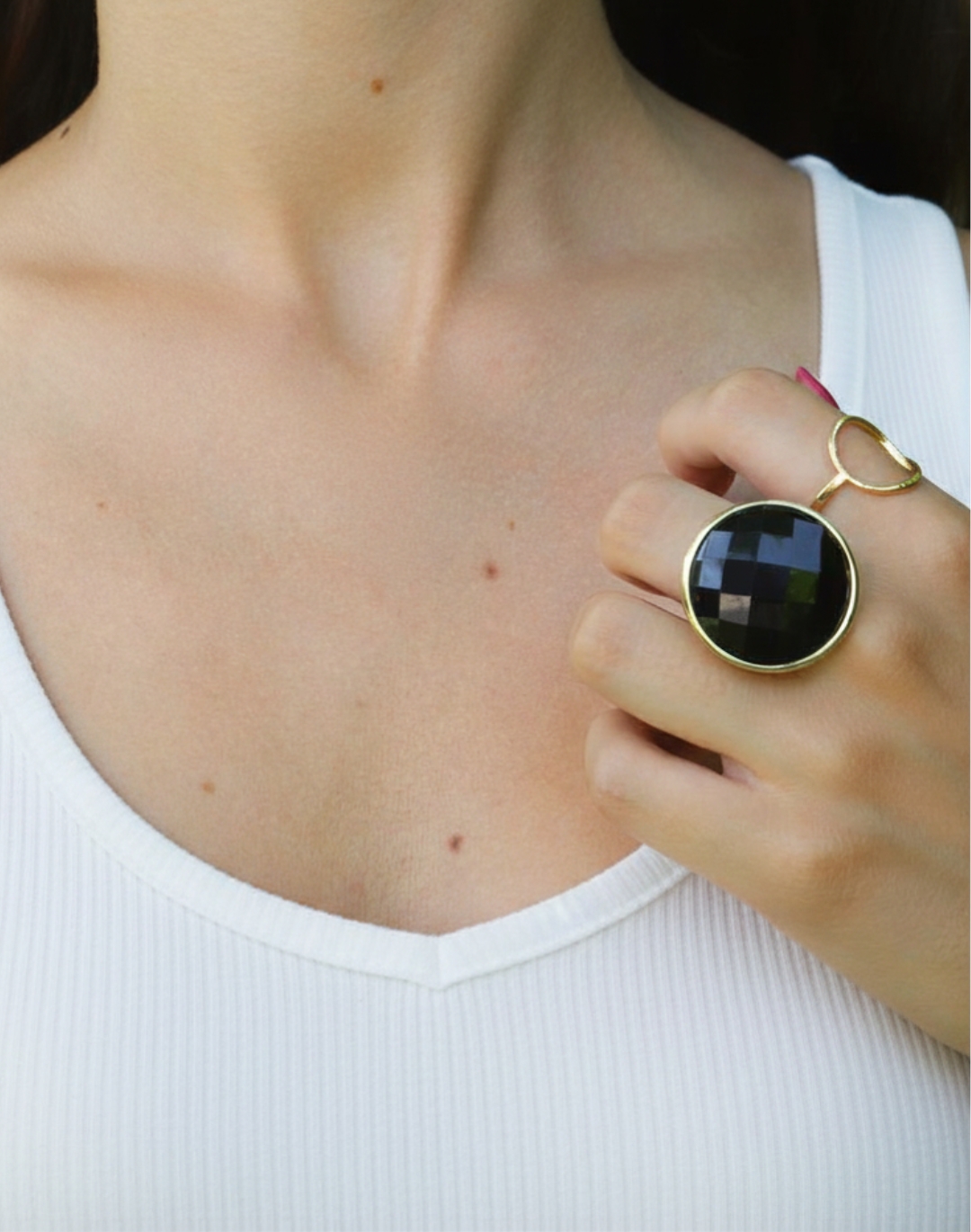 Margot ring in steel