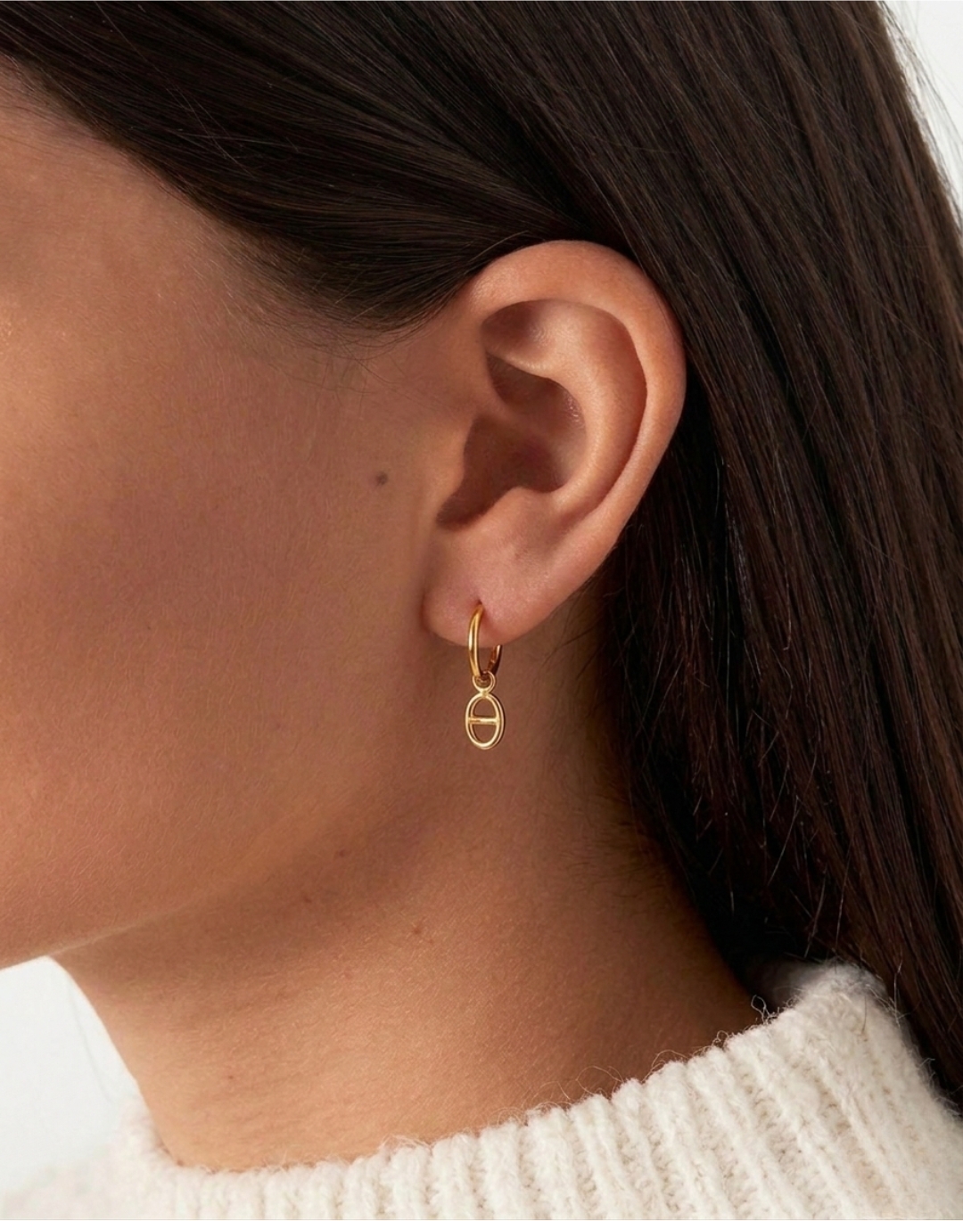 Assia steel earrings