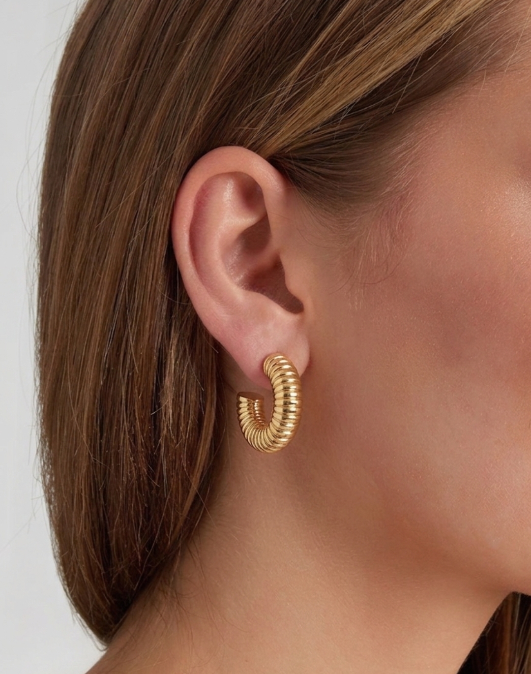 Josephine steel earrings