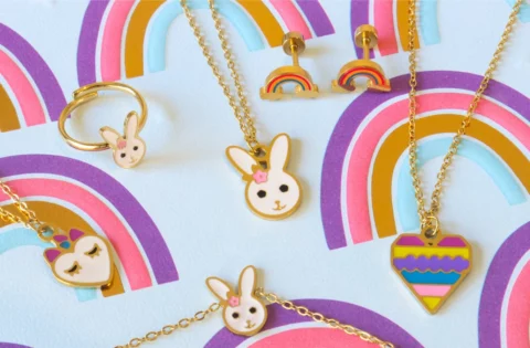 bijoux enfants en acier inoxydable