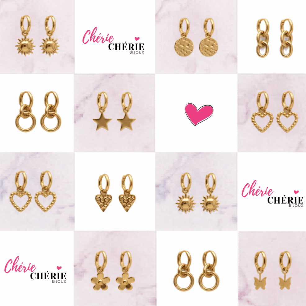 Creoles en acier inoxydable en gros pour professionnels creoles cherie cherie bijoux 4