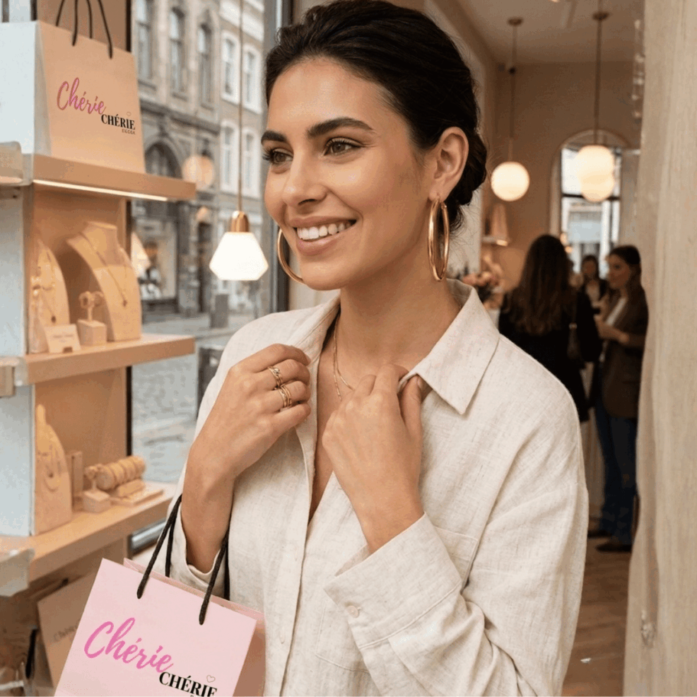 Creoles en acier inoxydable en gros pour professionnels en boutique cherie cherie bijoux 1
